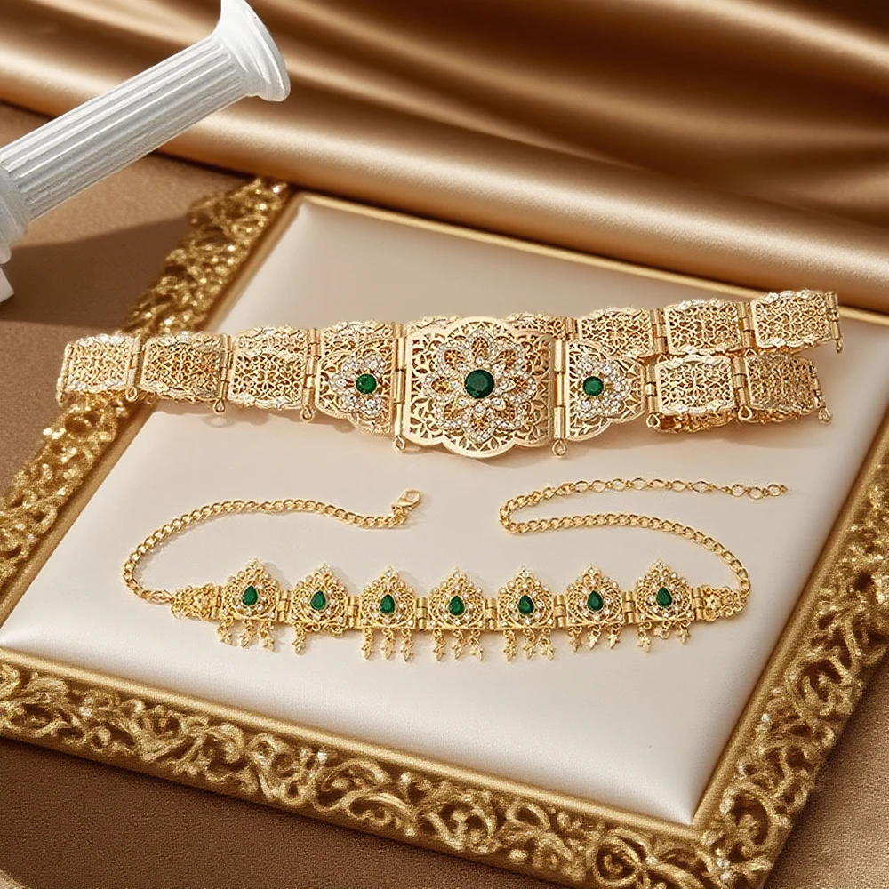 Позолоченный марокканский алжирский комплект с поясной цепочкой для невесты, аксессуары для женского платья Ближневостока, элитный свадебный подарок
Позолоченный марокканский алжирский комплект с поясной цепочкой для невесты, аксессуары для женского платья Ближневостока, элитный свадебный подарок