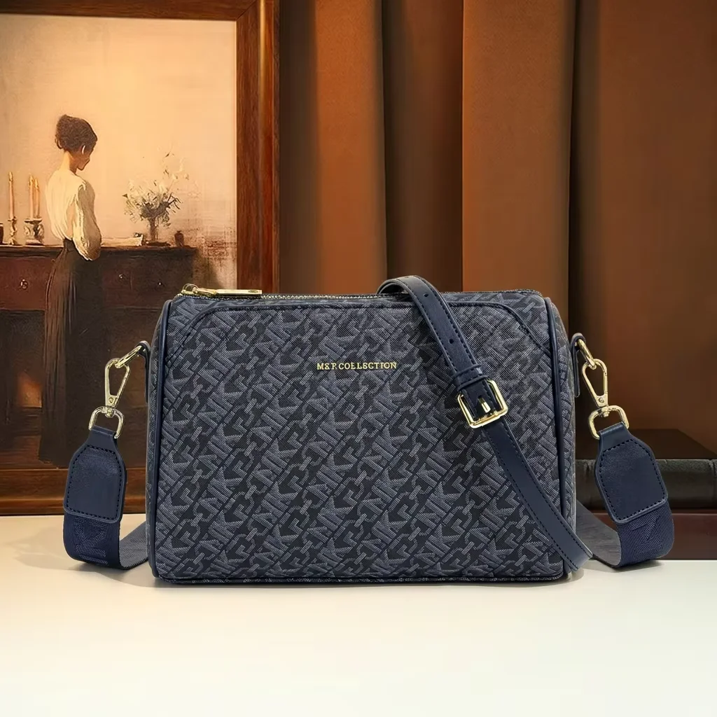 Vintage Monogram Camera Bag for Women Navy Blue Retro Double Strap Crossbody Purse Fashion PU Leather Shoulder Satchel
Vintage Monogram Camera Bag for Women Navy Blue Retro Double Strap Crossbody Purse Fashion PU Leather Shoulder Satchel