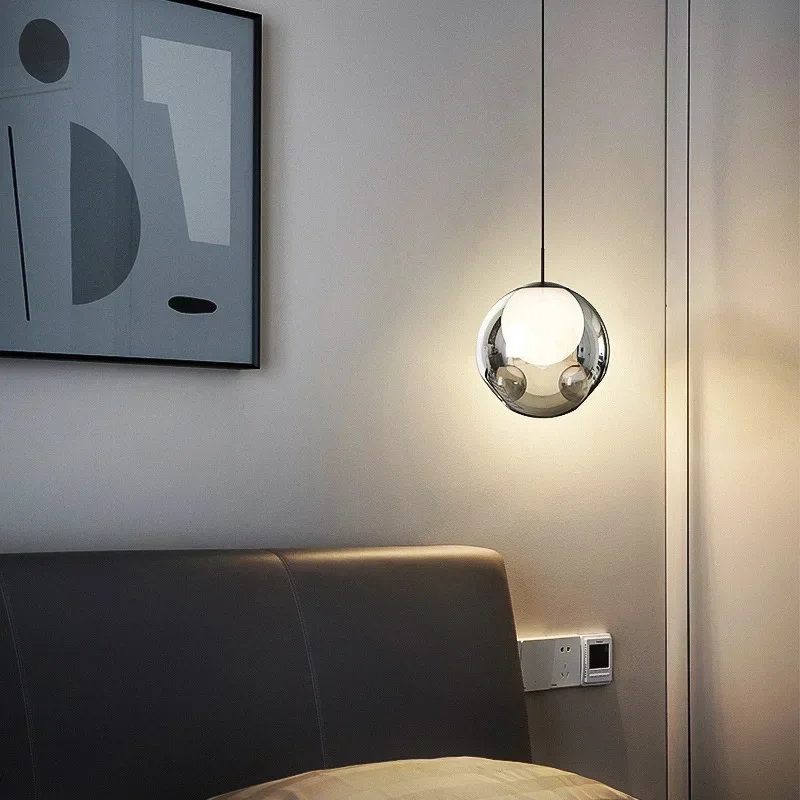 SANDYHA Modern Minimalist Gray Glass Ball Pendant Light Chandelier for Living Room Bedroom Dining Table Dimmable Lighting
SANDYHA Modern Minimalist Gray Glass Ball Pendant Light Chandelier for Living Room Bedroom Dining Table Dimmable Lighting