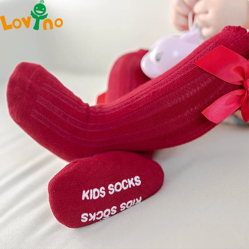 3 Pairs Winter Christmas Festival Infant Bow Socks Fall Newborn Baby Girls Kid for Non-slip Cotton Princess Knee High Long Socks
3 Pairs Winter Christmas Festival Infant Bow Socks Fall Newborn Baby Girls Kid for Non-slip Cotton Princess Knee High Long Socks