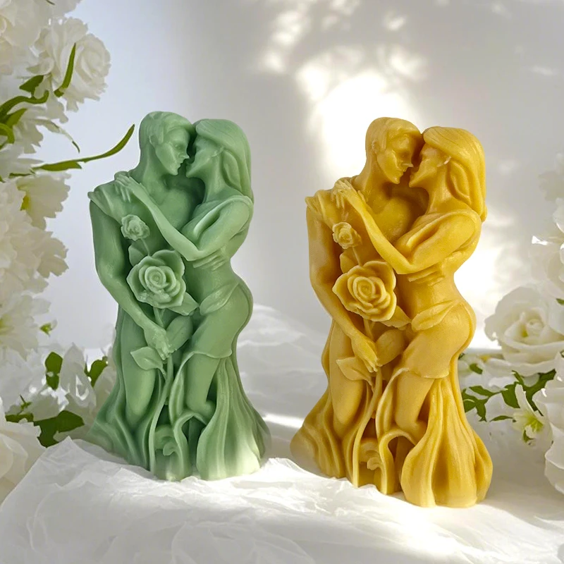Couple Candle Silicone Mold Valentine's Day Resin Molds Figures Standing Embracing Gypsum Cement Concrete Mould
Couple Candle Silicone Mold Valentine's Day Resin Molds Figures Standing Embracing Gypsum Cement Concrete Mould