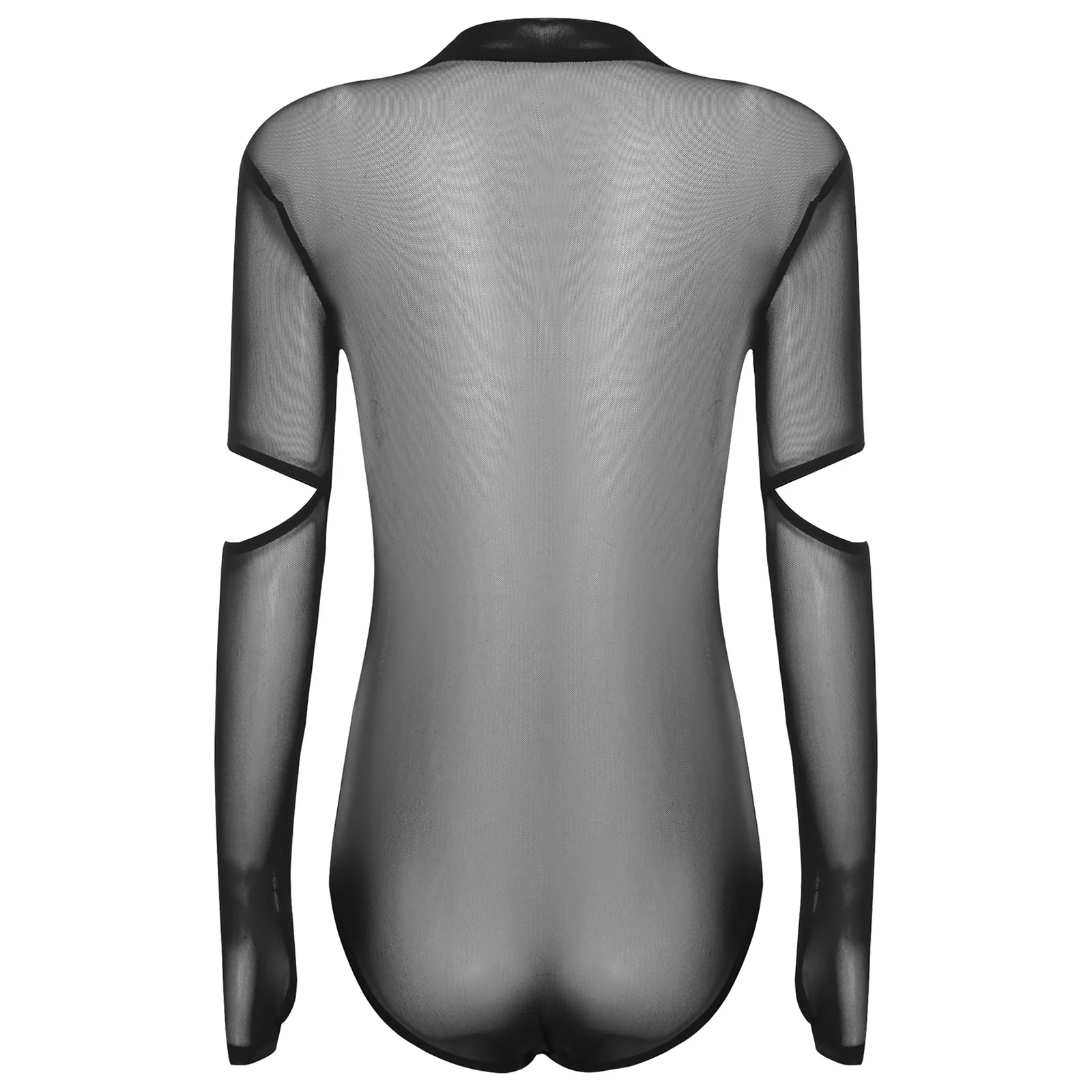 Womens Latin Ballet Dance Sheer Mesh Bodysuit Turtleneck Hollow Out Long Sleeve Buttoned Crotch Leotard Cover Up DanceCostume
Womens Latin Ballet Dance Sheer Mesh Bodysuit Turtleneck Hollow Out Long Sleeve Buttoned Crotch Leotard Cover Up DanceCostume