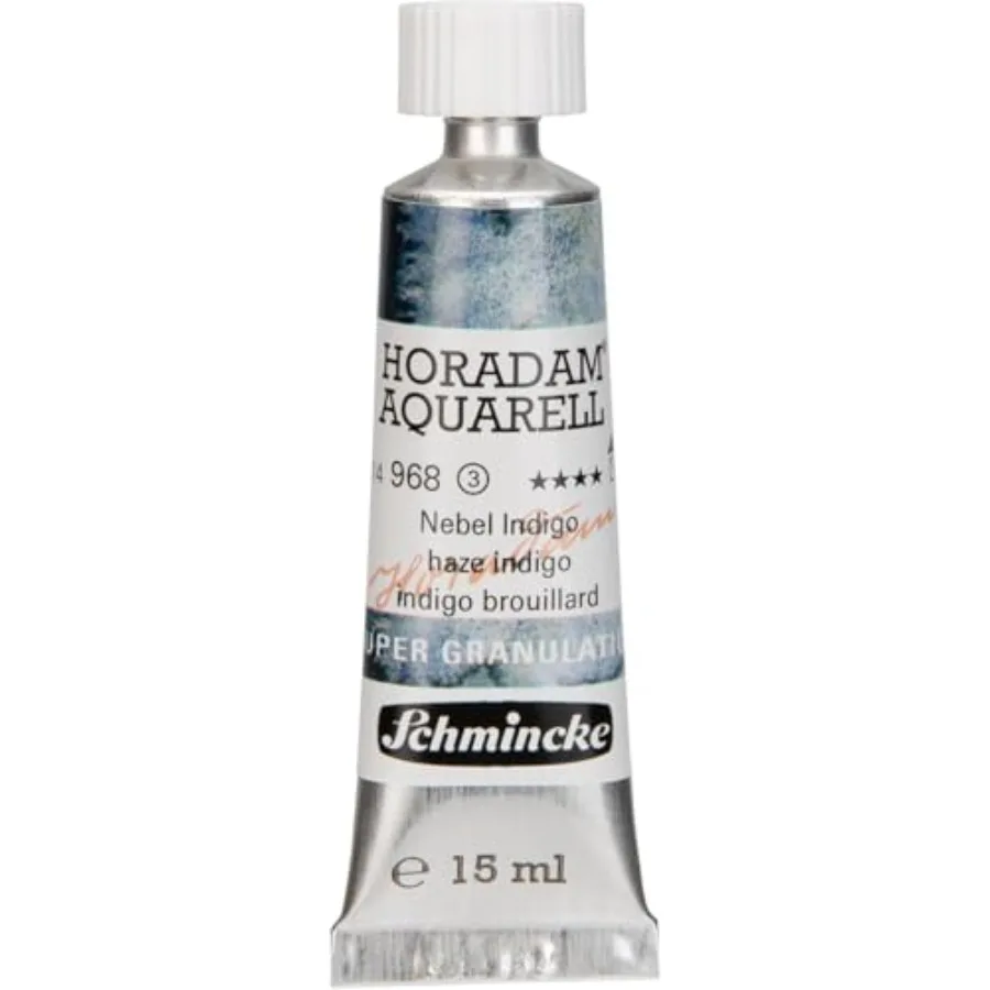 - HORADAM® AQUARELL, Super Granulation, 14 968 006, Haze Indigo, 15 ml, very strongly granulating shades, finest, super granula
- HORADAM® AQUARELL, Super Granulation, 14 968 006, Haze Indigo, 15 ml, very strongly granulating shades, finest, super granula