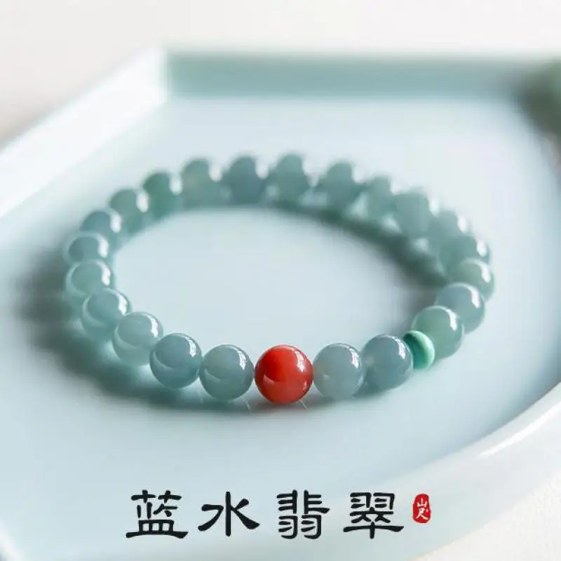 7-8mm Certified Natural Jade Bracelet Women Fine Jewelry Genuine Myanmar Jadeite Grade A Burma Blue Water Jade Bracelet Bangle
7-8mm Certified Natural Jade Bracelet Women Fine Jewelry Genuine Myanmar Jadeite Grade A Burma Blue Water Jade Bracelet Bangle