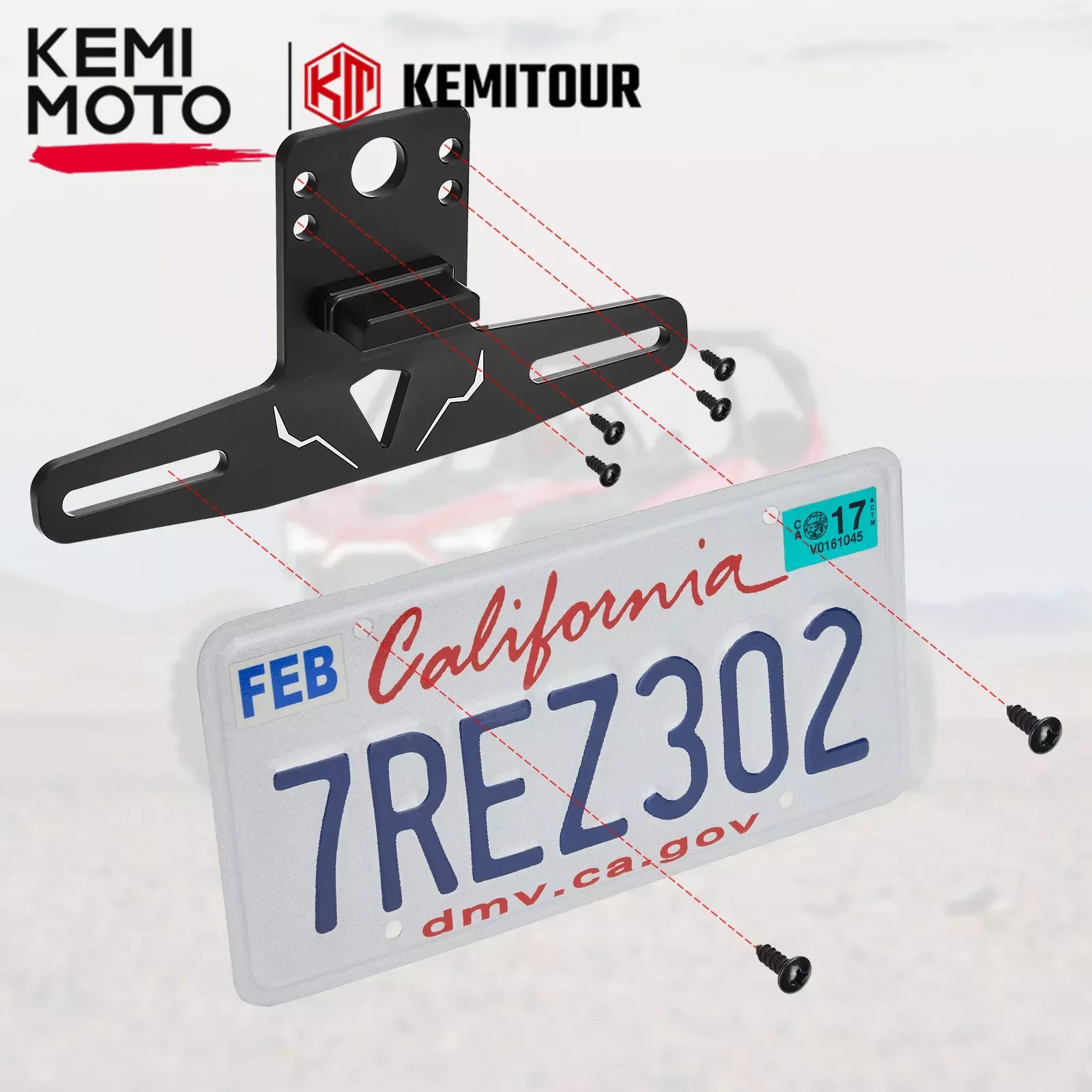 Compatible with Polaris RZR 1000 xp Sportsman UTV Street Legal Rear License Plate Holder quad for Can-am Maverick ATV Black
Compatible with Polaris RZR 1000 xp Sportsman UTV Street Legal Rear License Plate Holder quad for Can-am Maverick ATV Black
