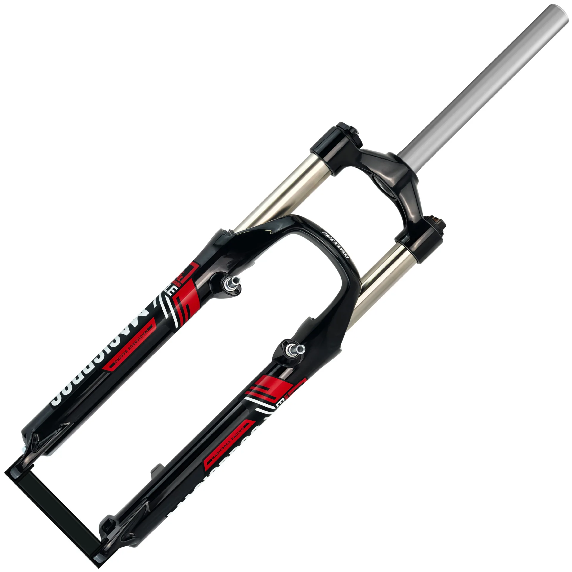 mountain bike aluminum alloy shock-absorbing front fork, disc brake V brake dual-purpose bicycle front shock absorber
mountain bike aluminum alloy shock-absorbing front fork, disc brake V brake dual-purpose bicycle front shock absorber