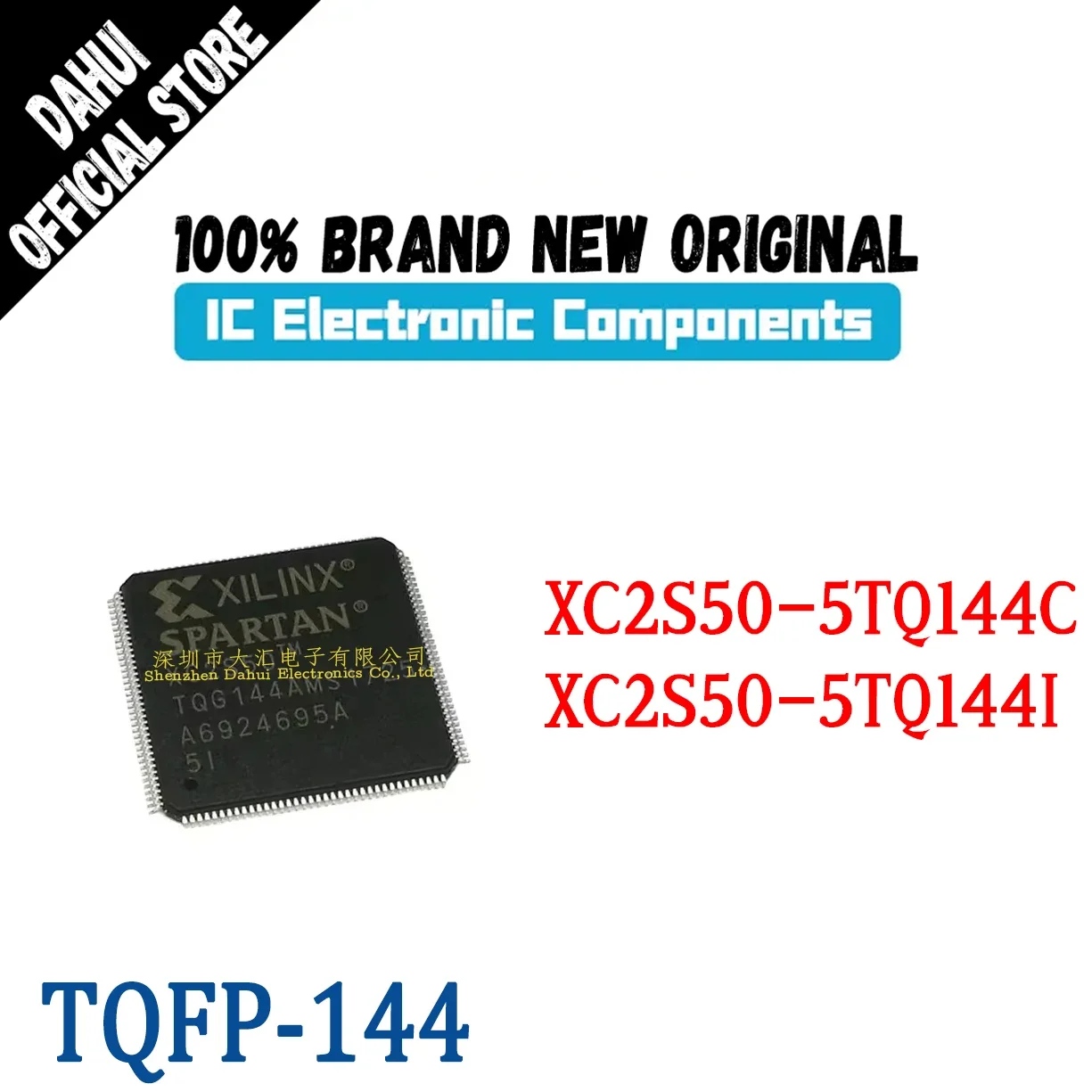 XC2S50-5TQ144C XC2S50-5TQ144I XC2S50 TQFP144 Programmable logic chip IC Brand New Original In Stock
XC2S50-5TQ144C XC2S50-5TQ144I XC2S50 TQFP144 Programmable logic chip IC Brand New Original In Stock