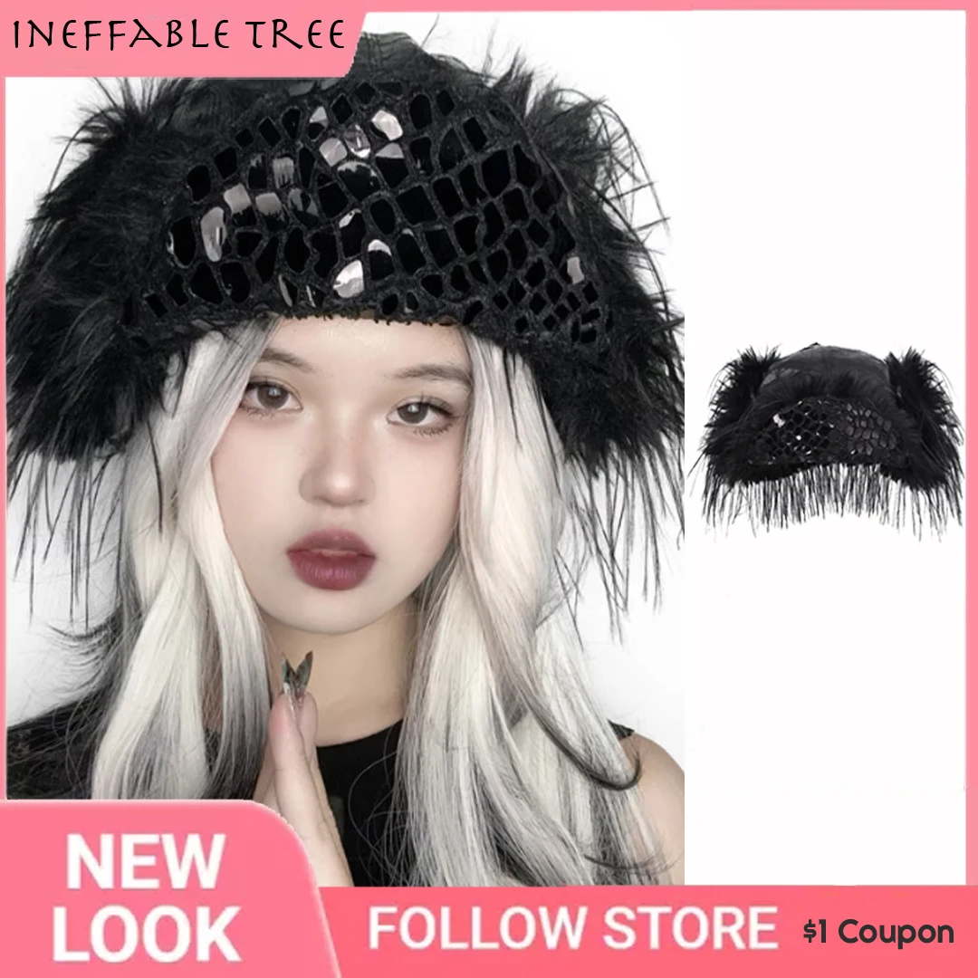 Y2K Subculture Dark Gothic Leather Hat with Bursting Skin PU Shaggy Ear Protection Halloween Cosplay Bomber Cap Sombreros
Y2K Subculture Dark Gothic Leather Hat with Bursting Skin PU Shaggy Ear Protection Halloween Cosplay Bomber Cap Sombreros
