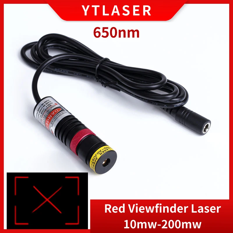 D18x65mm Focusable DOE Red 650nm 660nm Viewfinder Laser Module 10mw 30mw 50mw 100mw For Laser Marking Engraving Machine Parts
D18x65mm Focusable DOE Red 650nm 660nm Viewfinder Laser Module 10mw 30mw 50mw 100mw For Laser Marking Engraving Machine Parts