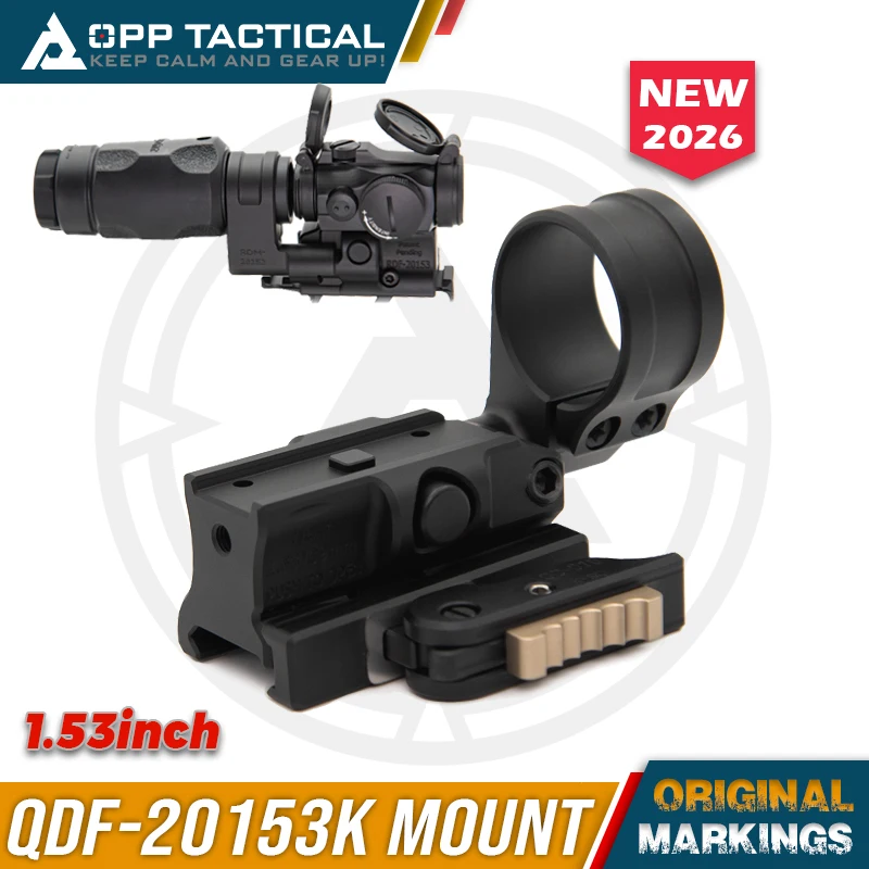 2026 NEW EvolutionGear QDF-20153K H39mm/1.53inch Hybrid Mount for T-ii & 3xmag/3x-c/6xmag Magnifier
2026 NEW EvolutionGear QDF-20153K H39mm/1.53inch Hybrid Mount for T-ii & 3xmag/3x-c/6xmag Magnifier