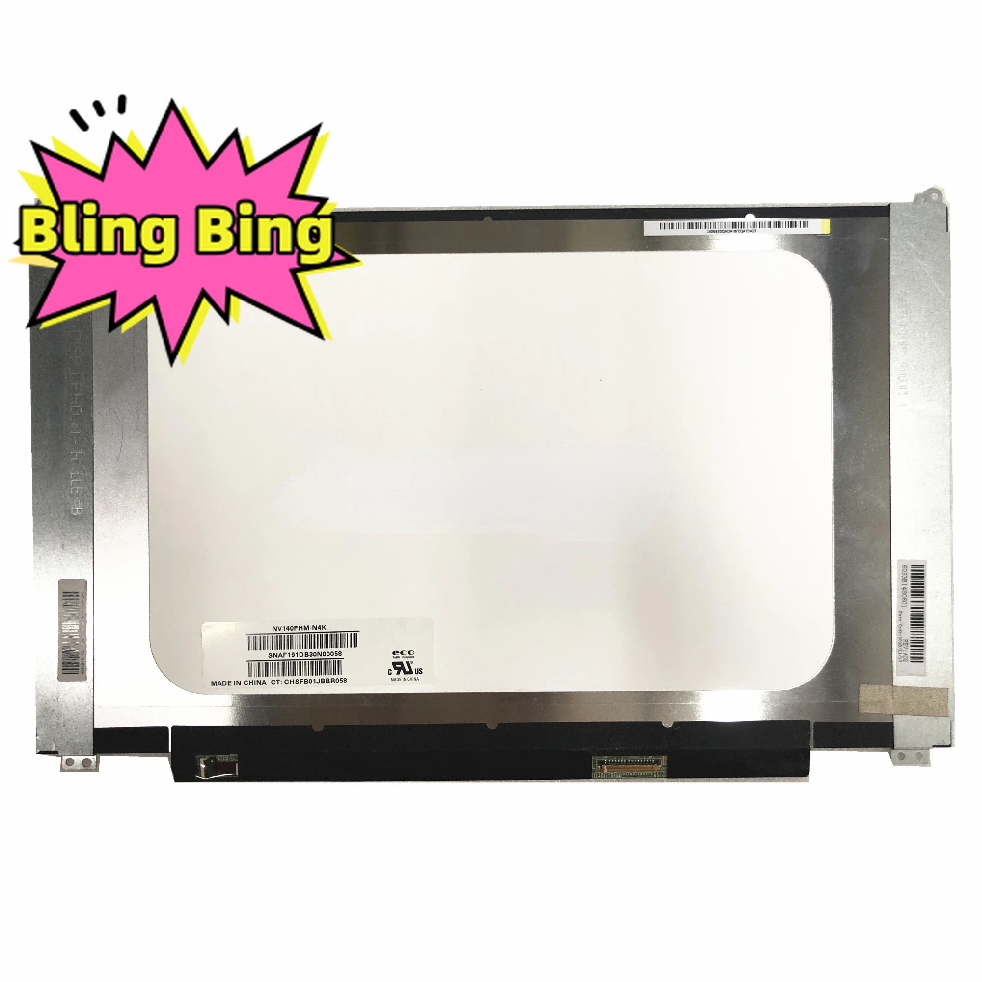 NV140FHM-N4K Панельная матрица 14,0 дюйма 1920*1080 30-контактный ЖК-экран со светодиодной подсветкой НОВЫЙ
NV140FHM-N4K Панельная матрица 14,0 дюйма 1920*1080 30-контактный ЖК-экран со светодиодной подсветкой НОВЫЙ