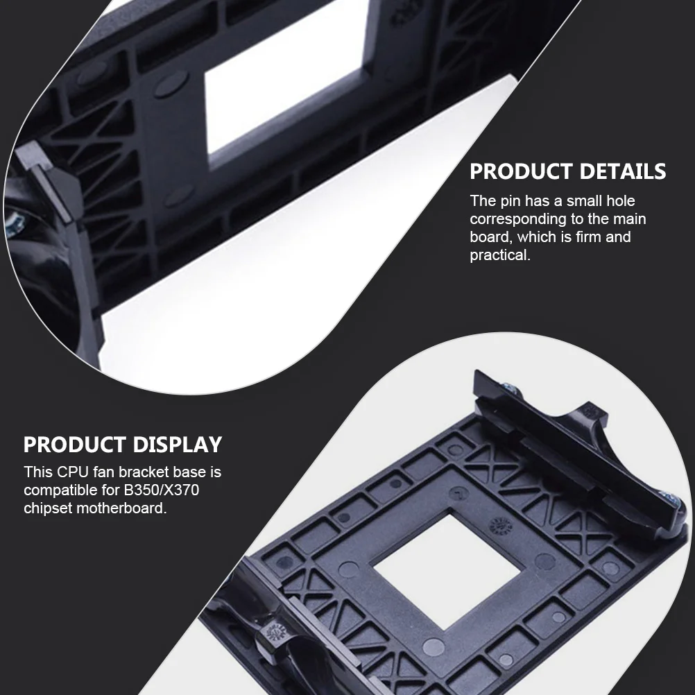 3Pcs CPU Fan Bracket Plastic Mounting Bracket for Radiator Compatible B350 X370 Motherboard Cooling Fan Holder Replacement
3Pcs CPU Fan Bracket Plastic Mounting Bracket for Radiator Compatible B350 X370 Motherboard Cooling Fan Holder Replacement