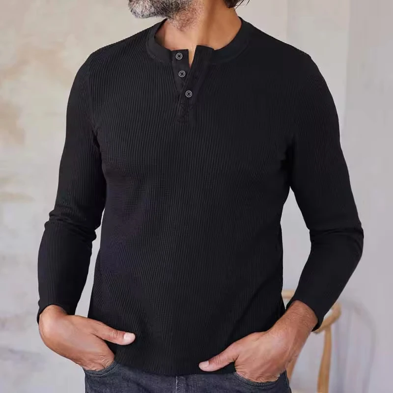 European and American Men's Long-sleeved Pullover Sweater, Autumn and Winter Solid Color Casual Round Neck Slim-fit Knitwear
European and American Men's Long-sleeved Pullover Sweater, Autumn and Winter Solid Color Casual Round Neck Slim-fit Knitwear