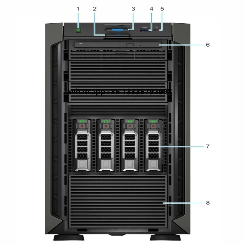 For Dells T340 Tower Server with Xeon E-2246G CPU Refurbished Used Server Computer
For Dells T340 Tower Server with Xeon E-2246G CPU Refurbished Used Server Computer