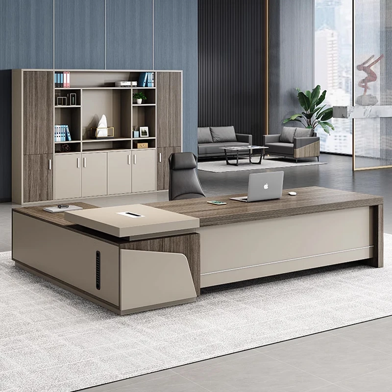 Office Boss Table, Simple and Modern President Table, Guangdong Light Luxury Manager, Large Class Desk, Supervisor Table
Office Boss Table, Simple and Modern President Table, Guangdong Light Luxury Manager, Large Class Desk, Supervisor Table