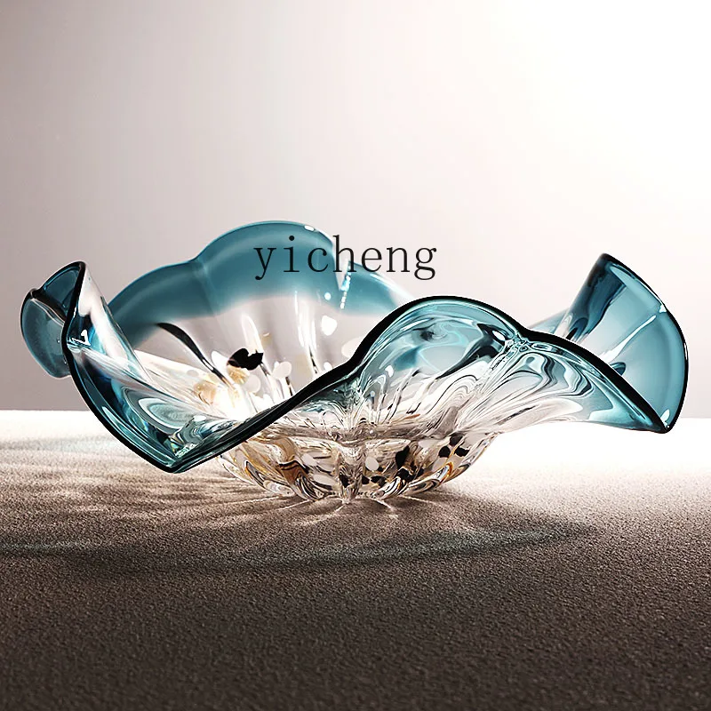 TQH Modern Light Luxury Glass Fruit Plate Living Room Coffee Table Fruit Plate Decorative Dining Table Ornament
TQH Modern Light Luxury Glass Fruit Plate Living Room Coffee Table Fruit Plate Decorative Dining Table Ornament