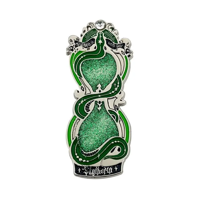 Harry Potter Slytherin Metal Badge, Glitter Alloy Brooch Fashion Jewelry Accessories
Harry Potter Slytherin Metal Badge, Glitter Alloy Brooch Fashion Jewelry Accessories