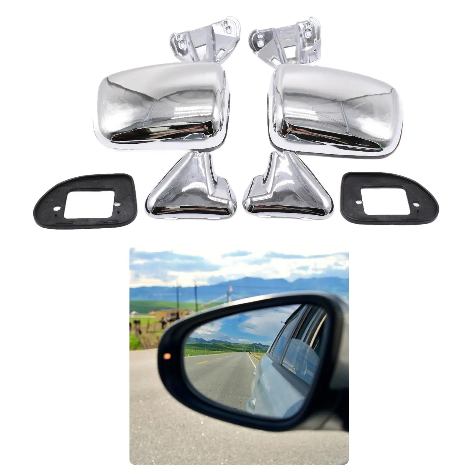 Side View Mirrors Set Easy to Install Left Right Mirrors for Toyota Dlx
Side View Mirrors Set Easy to Install Left Right Mirrors for Toyota Dlx