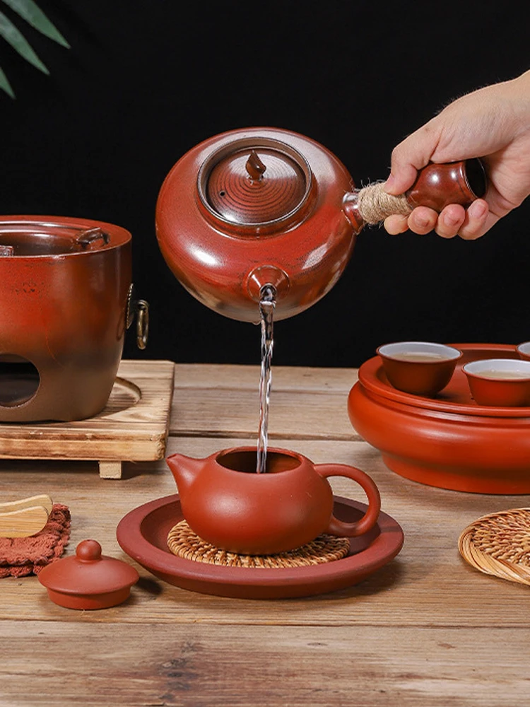 Red Clay Tea Set Stove Kit Accessories for Travel Outdoor Ceramics Stove Barbecue Grill Tea Pot Tea Canister
Red Clay Tea Set Stove Kit Accessories for Travel Outdoor Ceramics Stove Barbecue Grill Tea Pot Tea Canister