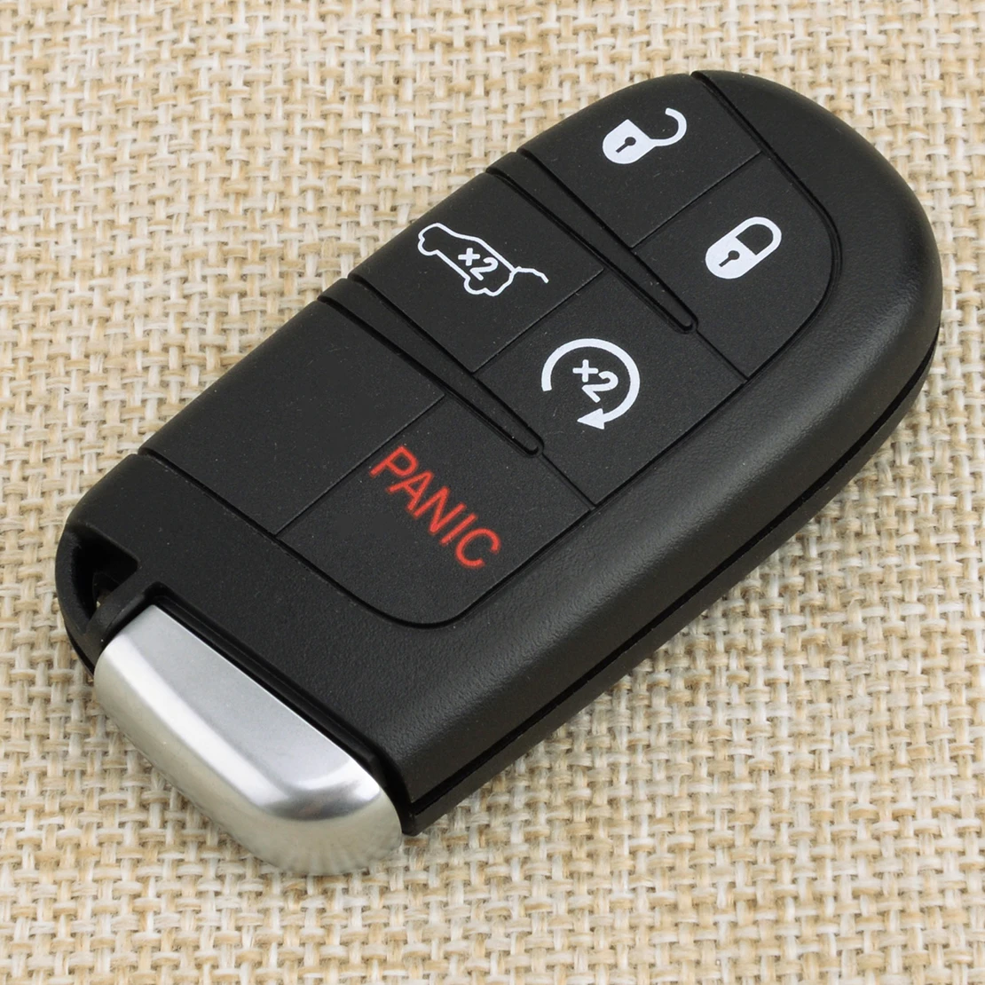 5 Buttons Remote Smart Keyless Key Fob Case Shell Fit for Jeep Grand Cherokee Chrysler 300 Dodge Charger 2014 2015-2018
5 Buttons Remote Smart Keyless Key Fob Case Shell Fit for Jeep Grand Cherokee Chrysler 300 Dodge Charger 2014 2015-2018