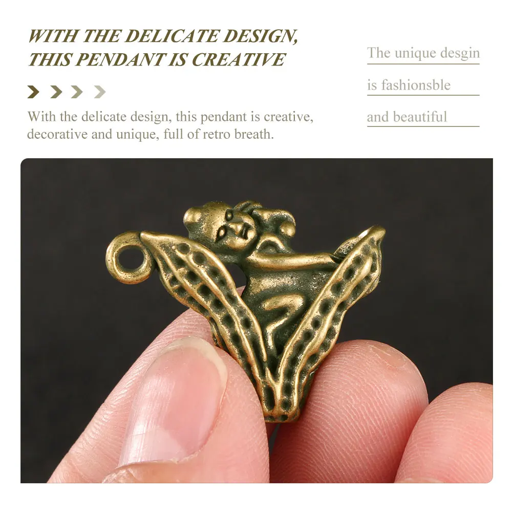 2pcs Brass Peanut Diy Keychain Charms Small Bag Hanging Ornaments Retro Metal Key Ring Pendant Crafts Adornment Vintage 
2pcs Brass Peanut Diy Keychain Charms Small Bag Hanging Ornaments Retro Metal Key Ring Pendant Crafts Adornment Vintage