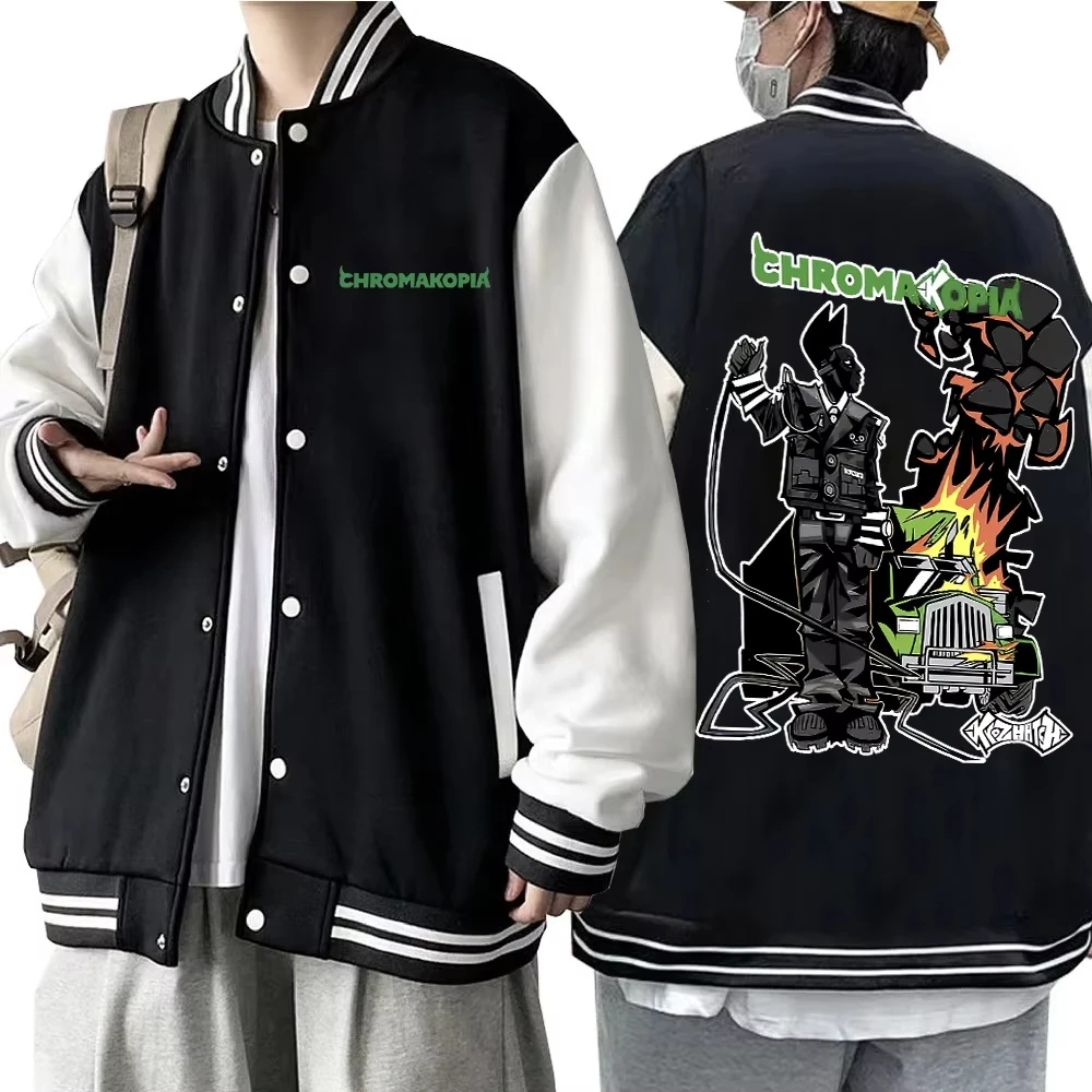 Tyler The Creator Chromakopia World Tour Hoodie Baseball Uniform Jacket Button Coat Hoodie Unisex Harajuku
Tyler The Creator Chromakopia World Tour Hoodie Baseball Uniform Jacket Button Coat Hoodie Unisex Harajuku