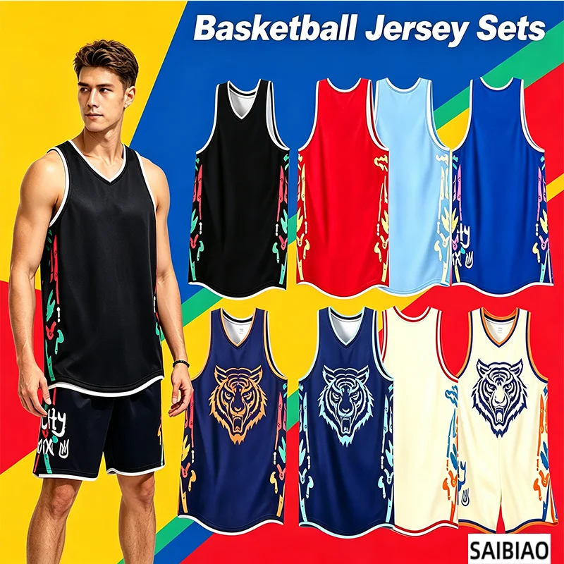 Adult and children's basketball sportswear, youth quick-dry breathable cool neutral team training uniform training set
Adult and children's basketball sportswear, youth quick-dry breathable cool neutral team training uniform training set