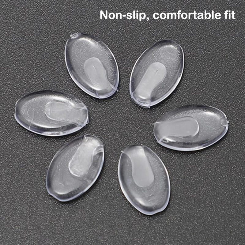10Pair Air Chamber Clear Oval Eyeglass Nose Bracket Pvc Nose Pads Eyewear Bracket Anti-drop Sunglasses Glasses Accessories
10Pair Air Chamber Clear Oval Eyeglass Nose Bracket Pvc Nose Pads Eyewear Bracket Anti-drop Sunglasses Glasses Accessories
