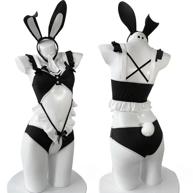 Japanese Kawaii Bunny Girl Cosplay Costume Women Sexy Lingerie Hollow Out Uniform Rabbit Bodysuit Erotic Outfit
Japanese Kawaii Bunny Girl Cosplay Costume Women Sexy Lingerie Hollow Out Uniform Rabbit Bodysuit Erotic Outfit