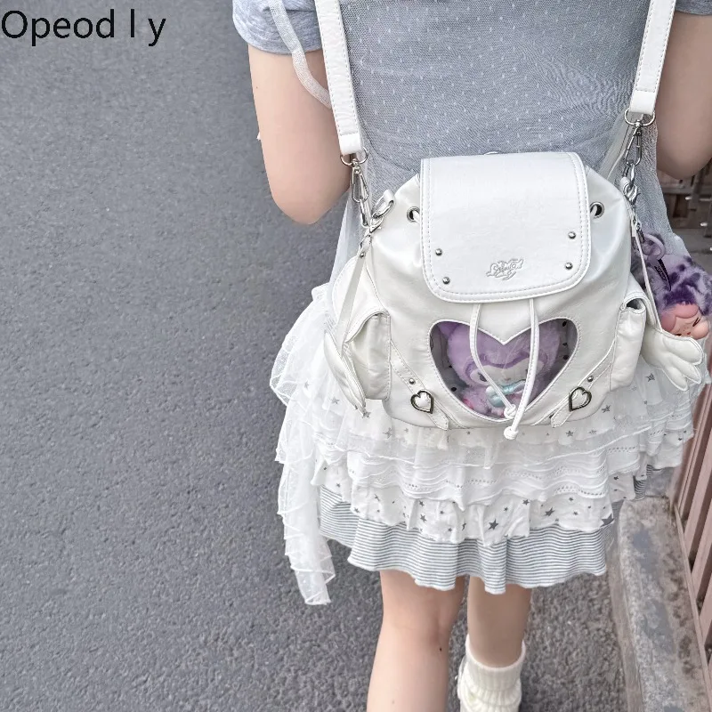 Y2k Japanese Original Sweet and Cool Girl Lolita Pain Bag Small Capacity Student Daily Leisure Commuting Backpack
Y2k Japanese Original Sweet and Cool Girl Lolita Pain Bag Small Capacity Student Daily Leisure Commuting Backpack