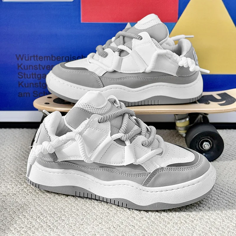 Luxury Men's Sneakers Fashion Leather Casual Shoe Skateboard Shoes Sport Running Shoes for Men Tennis Training Shoes Zapatillas
Luxury Men's Sneakers Fashion Leather Casual Shoe Skateboard Shoes Sport Running Shoes for Men Tennis Training Shoes Zapatillas