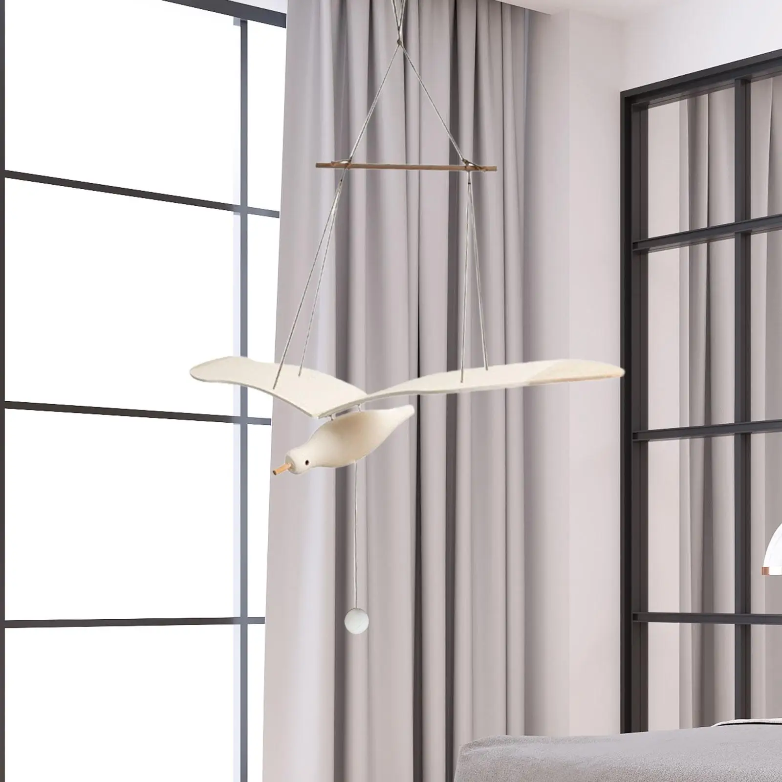 Wood Seagull Decorative Hanging Mobile Ornament for Bedroom Nursery Patio and House Decor Chain
Wood Seagull Decorative Hanging Mobile Ornament for Bedroom Nursery Patio and House Decor Chain