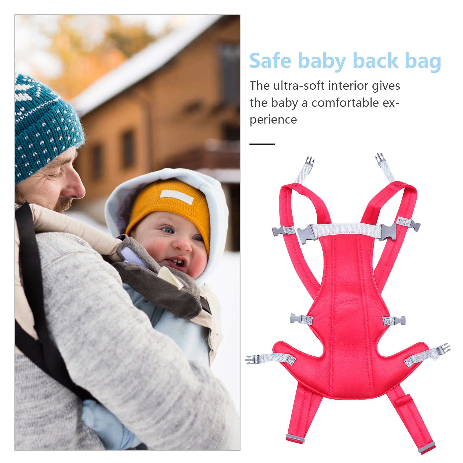 1Pcs Infant Carrier Breathable 3D Honeycomb Mesh Baby Backpack Carrier Ultra-Wide Strap Support for Newborn Toddler Under 15Kg
1Pcs Infant Carrier Breathable 3D Honeycomb Mesh Baby Backpack Carrier Ultra-Wide Strap Support for Newborn Toddler Under 15Kg
