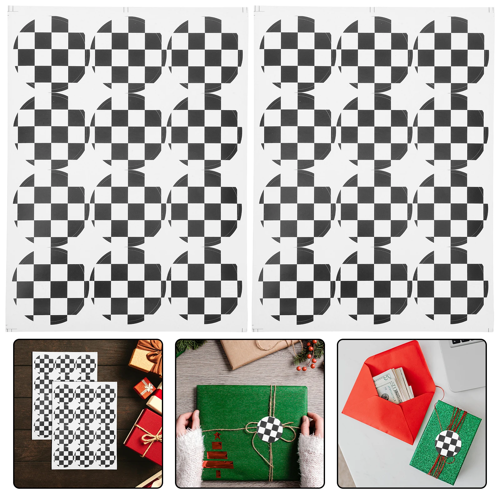 20pcs Black White Checkered Decals Stickers Circle Envelope Seals For Racing Party Decorations Candy Bag Sealing Packaging
20pcs Black White Checkered Decals Stickers Circle Envelope Seals For Racing Party Decorations Candy Bag Sealing Packaging