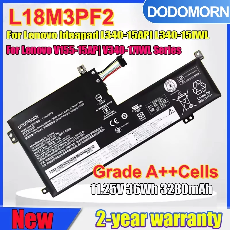 High quality L18M3PF2 Battery For Lenovo IdeaPad L340-15API L340-15IWL L340-17API L3-15IML05 V155-15API Replace L18C3PF2
High quality L18M3PF2 Battery For Lenovo IdeaPad L340-15API L340-15IWL L340-17API L3-15IML05 V155-15API Replace L18C3PF2