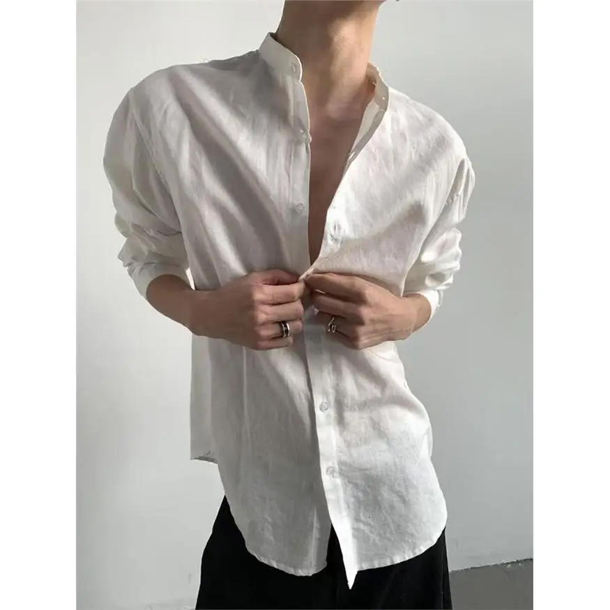 New 2026 Men's Cotton Linen Long Sleeve Shirt Casual Stand Collar Summer Fashionable Quality Plaid Loose Fit Citywalk
New 2026 Men's Cotton Linen Long Sleeve Shirt Casual Stand Collar Summer Fashionable Quality Plaid Loose Fit Citywalk