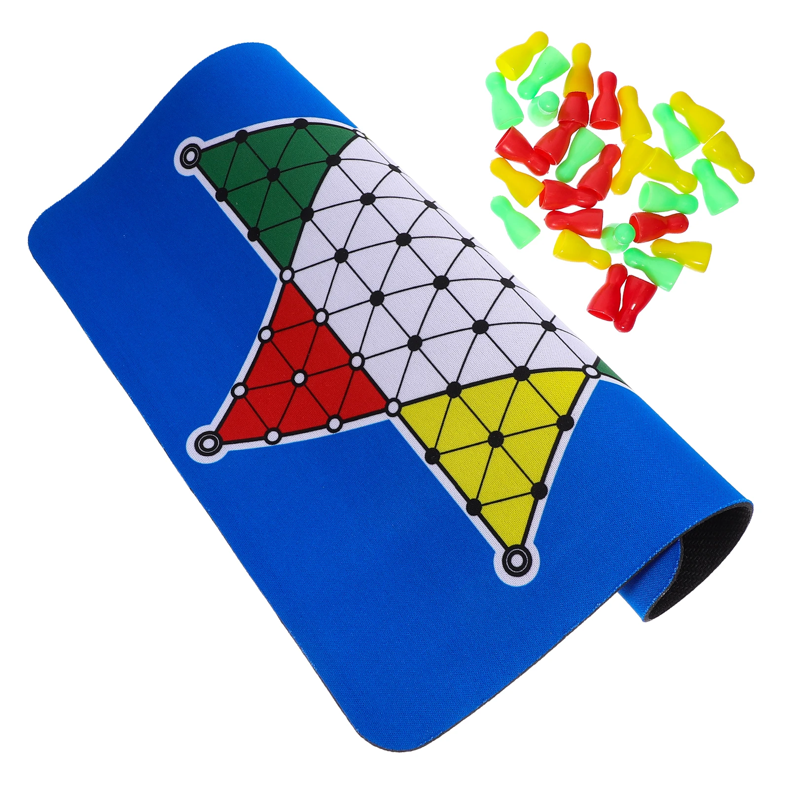Chinese Checkers Board Set Foldable Chessboard Game Supplies Size Reusable Mouse Pad Chess Accessory Entertainment
Chinese Checkers Board Set Foldable Chessboard Game Supplies Size Reusable Mouse Pad Chess Accessory Entertainment