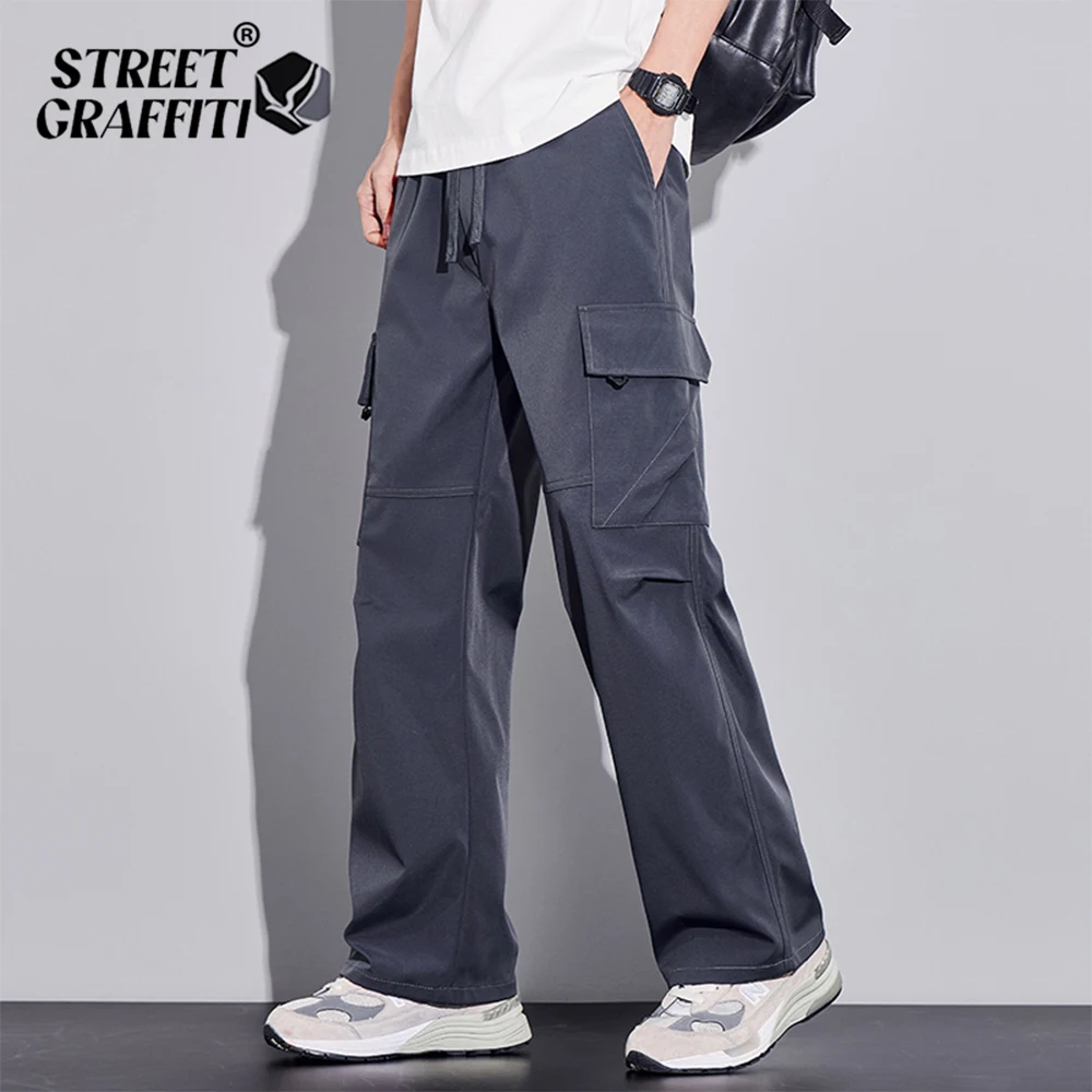 2025 Straight Tooling Trousers Men's Casual Pants Loose All-match Fashionable American Style High Street Hong Kong Style Pants
2025 Straight Tooling Trousers Men's Casual Pants Loose All-match Fashionable American Style High Street Hong Kong Style Pants