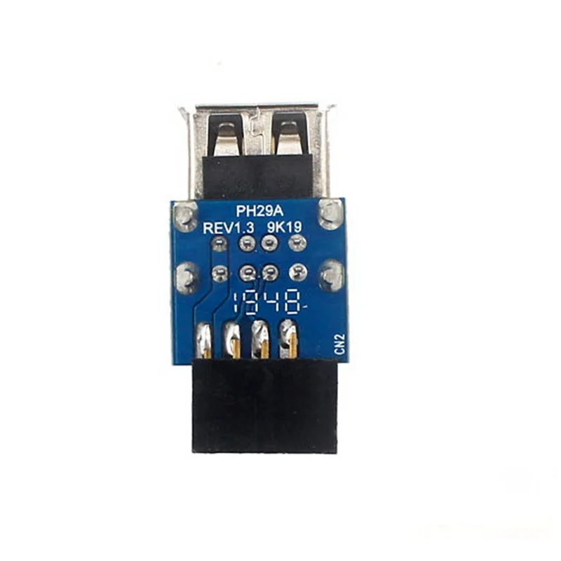 New 1Pcs 9-Pin Motherboard To Dual USB 2.0 Connector Black Motherboard To 2 Ports USB 2.0 a Female Internal Header Adapter
New 1Pcs 9-Pin Motherboard To Dual USB 2.0 Connector Black Motherboard To 2 Ports USB 2.0 a Female Internal Header Adapter