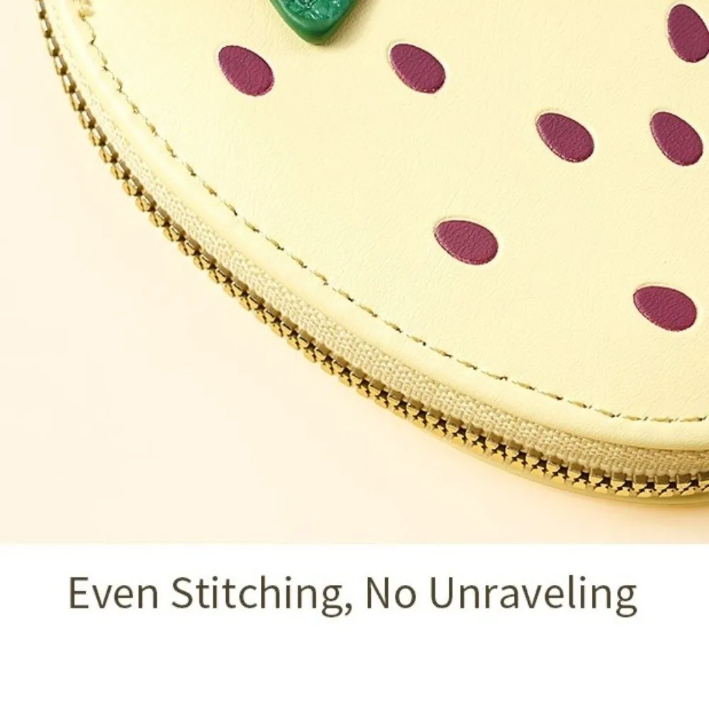 Portable Fruit Strawberry Card Bag Zipper Korean Style PU Leather Card Holder Multi-card Slot Coin Purse Storage Bag Girl
Portable Fruit Strawberry Card Bag Zipper Korean Style PU Leather Card Holder Multi-card Slot Coin Purse Storage Bag Girl