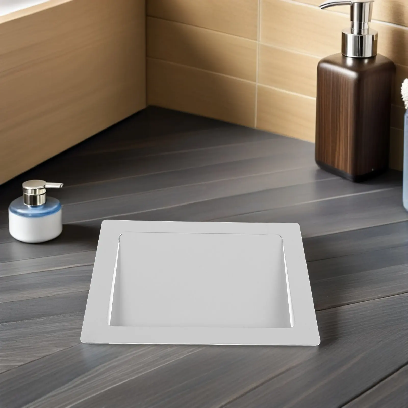 Stainless Steel Recessed Trash Lid for Countertop Rectangular Built-in Swing Cover Space Saving Kitchen Bathroom Waste Basket
Stainless Steel Recessed Trash Lid for Countertop Rectangular Built-in Swing Cover Space Saving Kitchen Bathroom Waste Basket