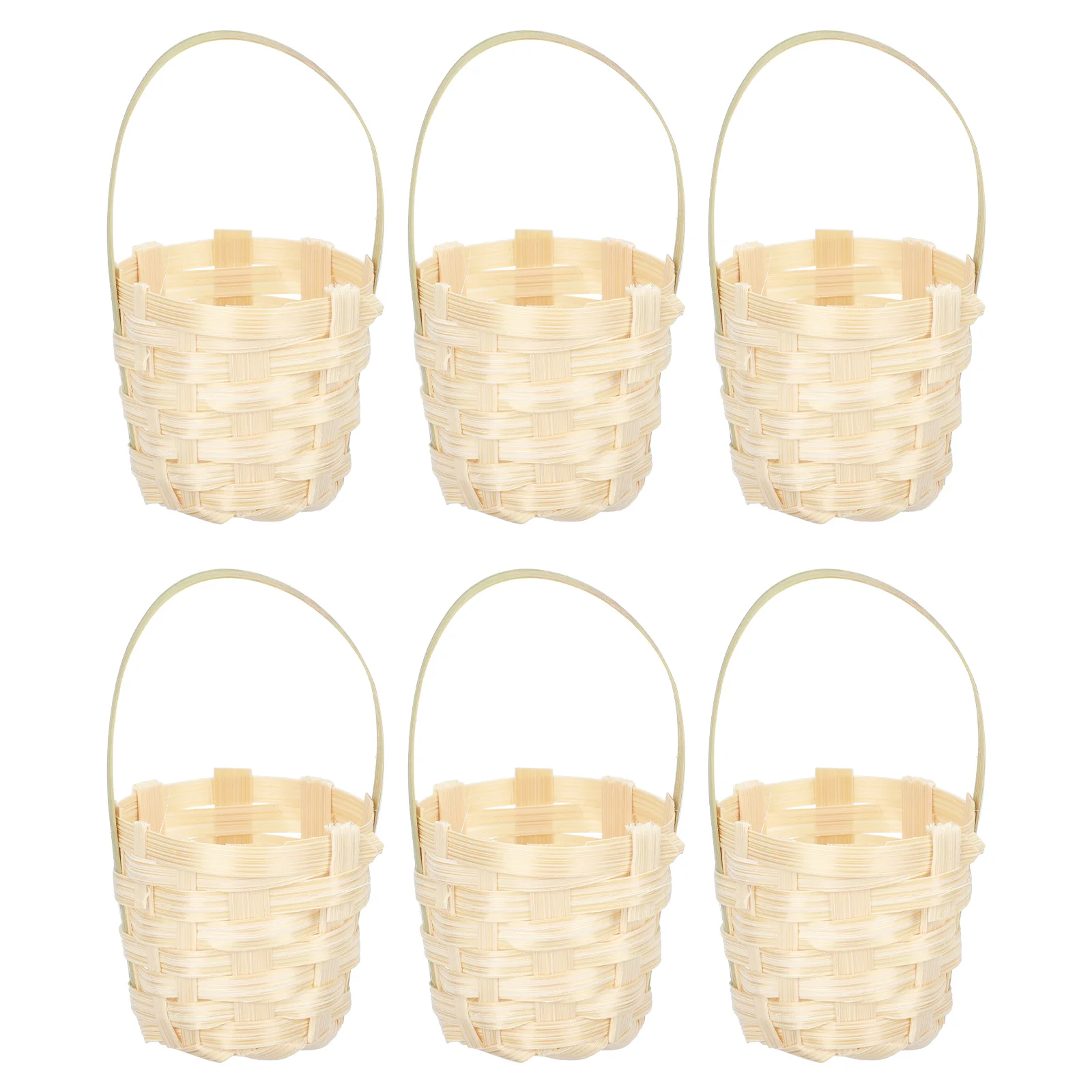 6Pcs Bamboo Storage Basket Handwoven Natural Color Texture Clear Portable Decorative Easter Container Flower Vase
6Pcs Bamboo Storage Basket Handwoven Natural Color Texture Clear Portable Decorative Easter Container Flower Vase