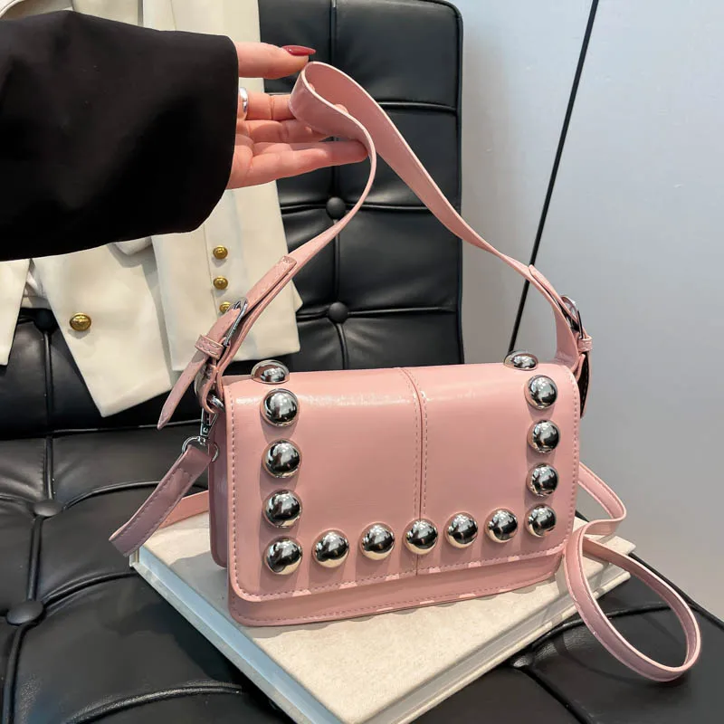 Small Studded Rivet Crossbody Bag For Women Designer Handbag And Purse Fashion Underarm Shoulder Bags Solid Pu Leather Bag Flap
Small Studded Rivet Crossbody Bag For Women Designer Handbag And Purse Fashion Underarm Shoulder Bags Solid Pu Leather Bag Flap