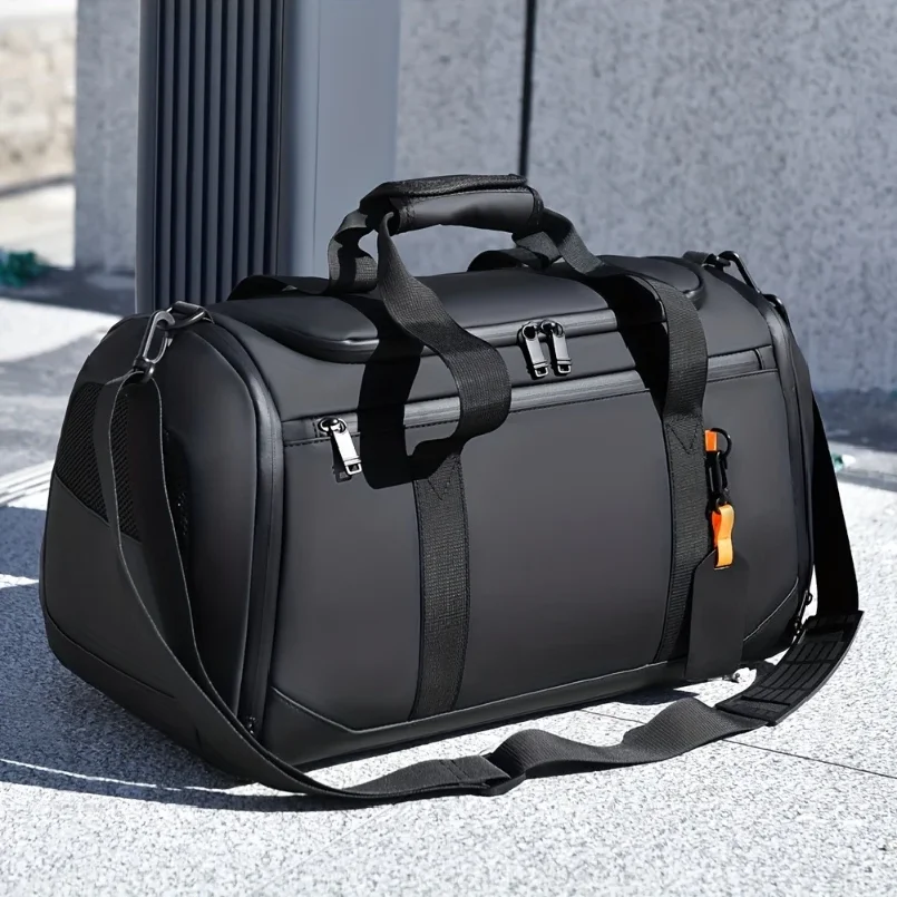 Large Capacity Carry on Travel Bag for Men Spacious Sports Gym Bag with Multiple Compartments Weekend Overnight Duffel Bag
Large Capacity Carry on Travel Bag for Men Spacious Sports Gym Bag with Multiple Compartments Weekend Overnight Duffel Bag