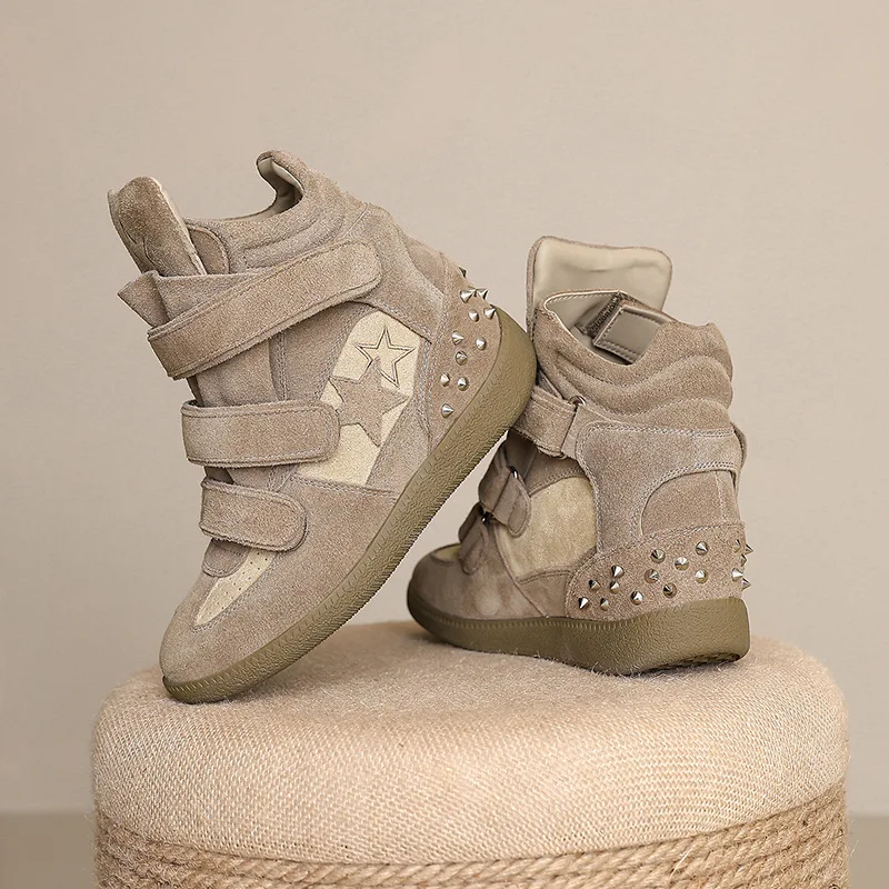 High-quality, High-top, Thick-soled, Fashionable, Versatile, Comfortable, Anti-slip, Breathable Women's Sneaker and Casual Shoes
High-quality, High-top, Thick-soled, Fashionable, Versatile, Comfortable, Anti-slip, Breathable Women's Sneaker and Casual Shoes