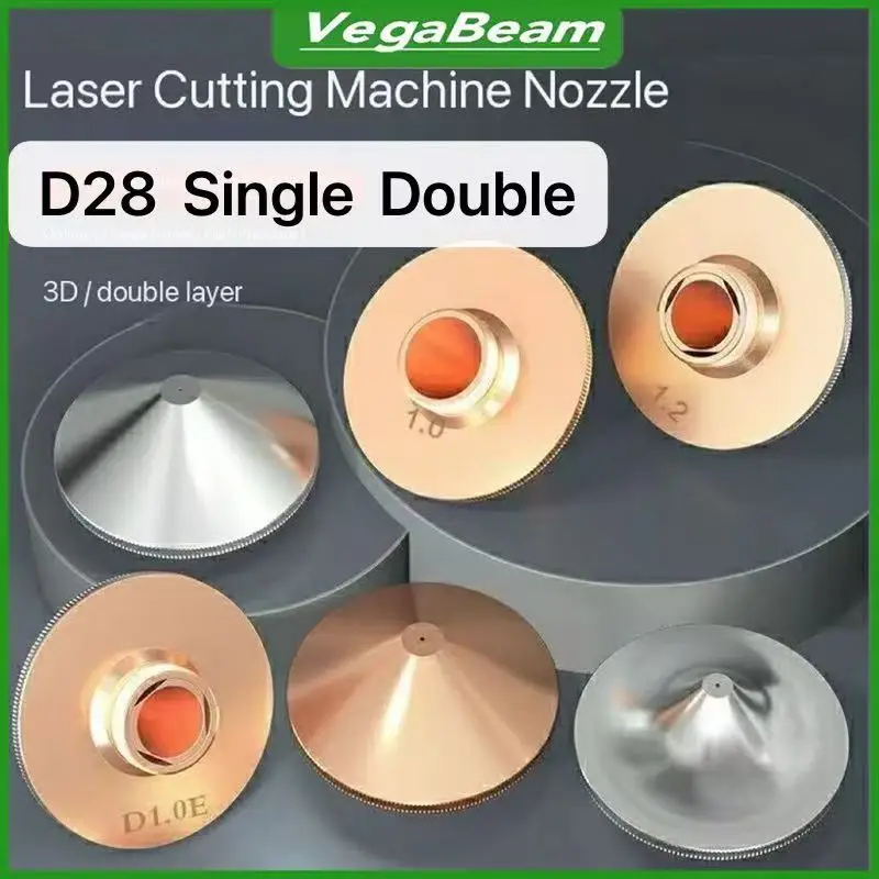 10 PCS Fiber Laser Cuting Nozzles D28 Single Double Layer Chrome-plated For Raytools Bodor HANS WSX Laser Cut Machine Head parts
10 PCS Fiber Laser Cuting Nozzles D28 Single Double Layer Chrome-plated For Raytools Bodor HANS WSX Laser Cut Machine Head parts