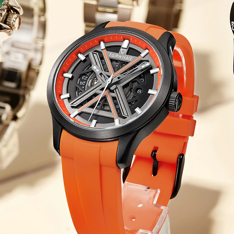 Mark Fairwhale брендовые спортивные механические часы с силиконовым ремешком для мужчин, водонепроницаемые автоматические часы со светящимся календарем, мужские Relogio
Mark Fairwhale брендовые спортивные механические часы с силиконовым ремешком для мужчин, водонепроницаемые автоматические часы со светящимся календарем, мужские Relogio