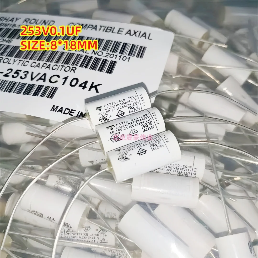 10 шт. 253 В переменного тока 0,1 мкФ соединительный конденсатор 0,1 мкФ X2 MKT/SH 0,1 мкФ 250 В 104 100NF 400 В 253 В переменного тока 104 К медный неполярный конденсатор
10 шт. 253 В переменного тока 0,1 мкФ соединительный конденсатор 0,1 мкФ X2 MKT/SH 0,1 мкФ 250 В 104 100NF 400 В 253 В переменного тока 104 К медный неполярный конденсатор