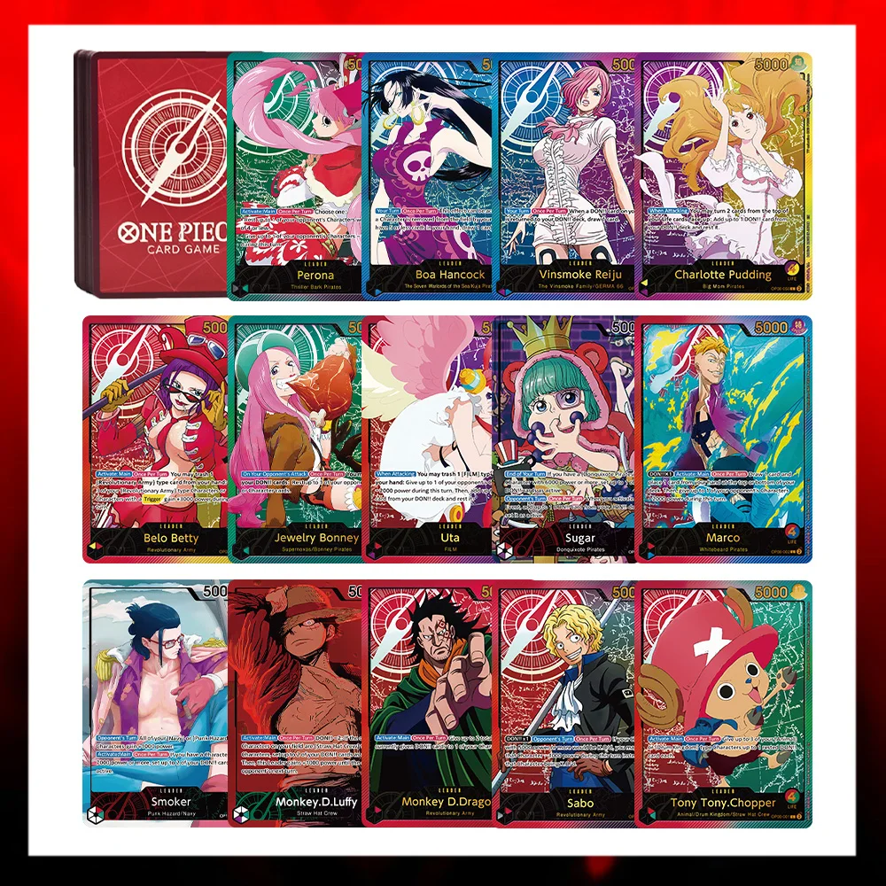 Anime One Piece OPCG Perona Carrot Luffy Smoker Hancock Proxy Cards High Quality English Version Collection Cards Gifts Toys
Anime One Piece OPCG Perona Carrot Luffy Smoker Hancock Proxy Cards High Quality English Version Collection Cards Gifts Toys