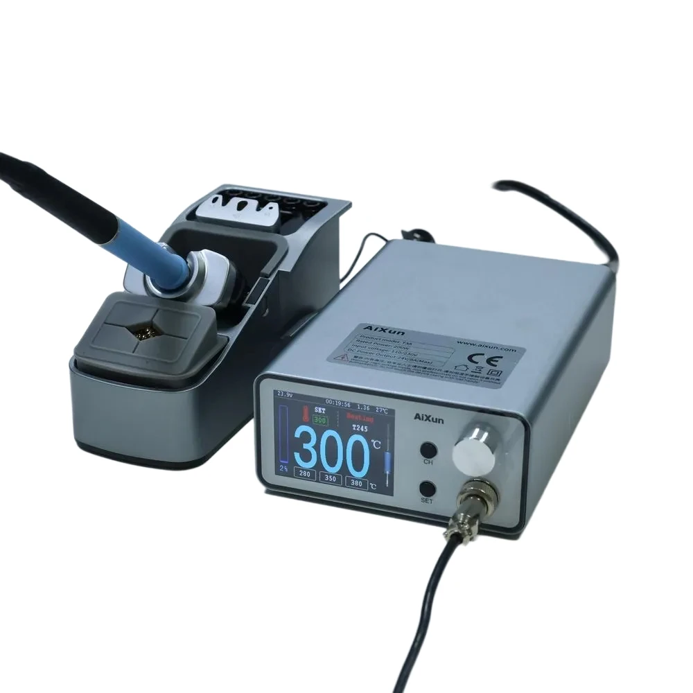 High Power 200W AIXUN T3A Soldering Station with T245 | For Advanced Electronics & iPhone PCB Repair
High Power 200W AIXUN T3A Soldering Station with T245 | For Advanced Electronics & iPhone PCB Repair